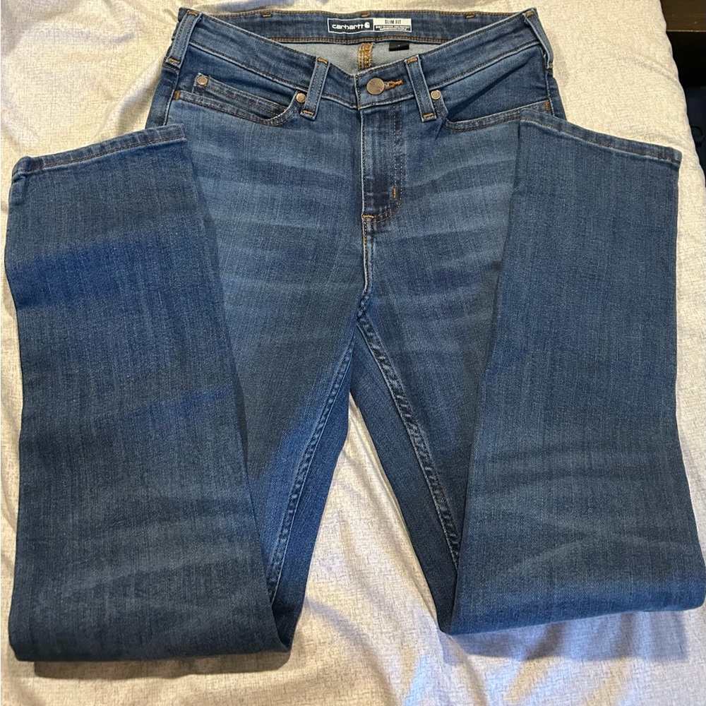 Carhartt Blue Straight Jeans Classic Style